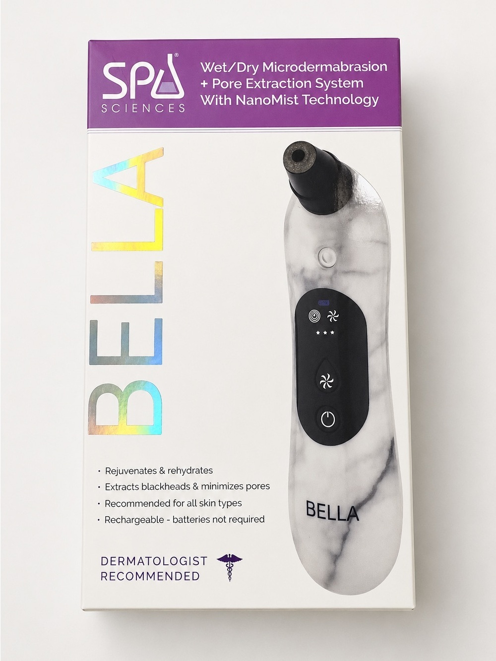 SPA Sciences BELLA | NWT Microdermabrasion Device White & Black - Picture 2 of 8